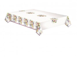 Papírový ubrus - Delicate Flowers - 120 x 180 cm - OD01_OG_P_034401