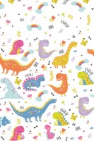 Papírový ubrus - Funny Dinosaurs - 120 x 180 cm - OD01_OG_P_036001