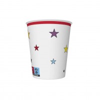 Papírové kelímky - Cartoon Cars - 250 ml - 8 ks - KD01_OG_037101