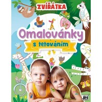 Omalovánky s tetováním - Zvířátka - 3500-6