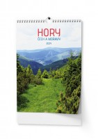 Nástěnný kalendář - Hory Čech a Moravy - BNG5-24