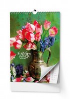 Nástěnný kalendář - Květiny - BNG7-24