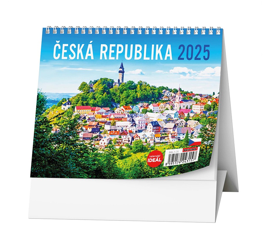 Stolní kalendář IDEÁL 2025 - Česká republika - BSL2-25 | Vaše online ...