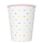 Papírové kelímky - Sweet Unicorn with Pastel dots - 250 ml - 8 ks - KD01_OG_027001