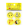 Guma smile - 4 ks - PK62-2