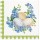 Velikonoční ubrousky PAW L - Eggs in Forget Me Nots - SDL136300