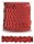 Dekorační flitry červené 5 mm vázané, 3 m 2093
