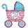 Fóliový balónek 91 cm - kočárek - baby girl - K15120-36S