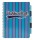 Projektový blok Pukka - Stripe A4 - 100 listů - linka modrý - 8538