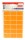 Etikety v sáčku 22 x 32 mm - neon oranžové OFC-116
