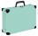 Kufřík lamino hranatý, okovaný - PASTELINi zelená - 6-032