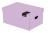 Krabice lamino - Pastelini - fialová - 35,5 x 24 x 16 cm - Karton P+P - 7-01321