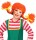 Dětská paruka - Pippi - W 6288 M