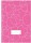 Školní sešit 440 - Pink - A4, čistý, 40 listů - 7520119