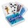 Hrací karty - Canasta - papírová krabička - 10004