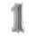Fóliový balónek 102 cm - číslice 1 - stříbrný - WSILVER 1