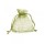 Dárkový sáček organza 7,5 x 10 cm - olivová - 9604