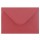 Obálka C6 metalická - červená - 190366