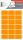 Etikety v sáčku 22 x 32 mm - neon oranžové - OFC-116