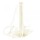 Organza obšitá 40cm/9m - krémová - 242003