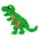 Podložka k zažehlovacím korálkům MIDI - Dino - H322-42