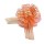 Stuha stahovací - organza LUX - 3/100 cm - měděná - 161406