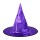 Dětský čarodějnický klobouk - fialový - 605565