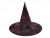Čarodějnický klobouk - černo-červený - 1042269