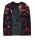 Čarodějnický plášť černo-červený - 70 x 100 cm - 1042273