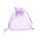 Dárkový sáček organza 9 x 12 cm - levandulová - 9628
