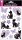 Samolepky - Kočky černo-fialové s kamínky - 10207