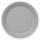 Papírové talíře velké - White Dots on Grey - 23 cm - 8 ks - TD02_OG_036805