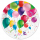 Papírové talíře velké - Party Balloons - 23 cm - 8 ks - TM02_OG_028601