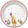 Papírový talíř velký - Cute Party Animals - 23 cm - 8 ks - TD02 OG 036901